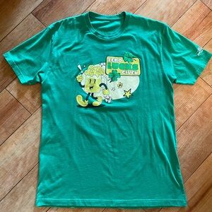 Zero Lucks Given Green Crew Neck Tee